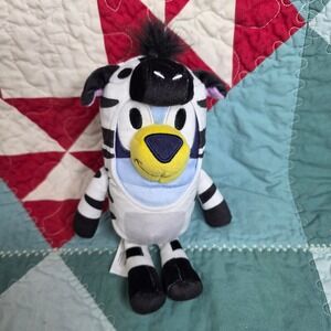 Bluey Dressed as a Zebra Plush 8 Inch Stuffed Animal Toy Moose Toys